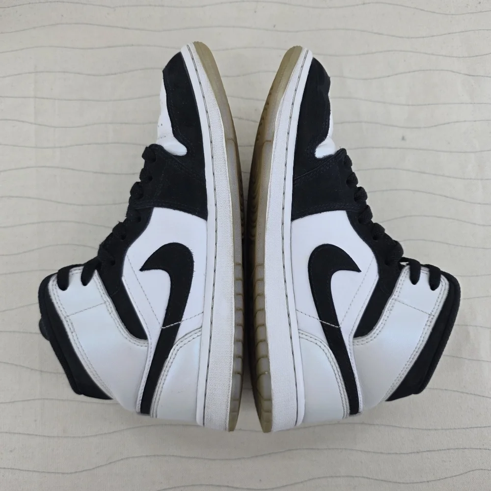 Nike Mens Air Jordan 1 Mid SE Diamond Shorts Pearl/Black Shoes DH6933-100 Size 7